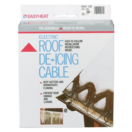 Easy Heat Cable Kit Roof De-Ice30' ADKS-150